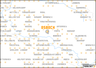 map of Asbach