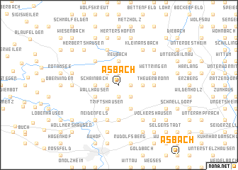 map of Asbach