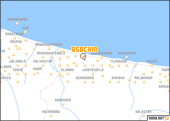 map of Asbchīn