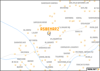 map of Asb-e Marz