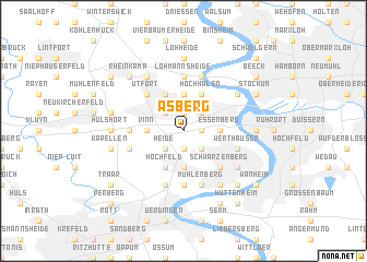 map of Asberg