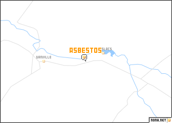 map of Asbestos