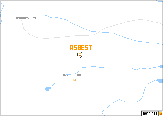 map of Asbest