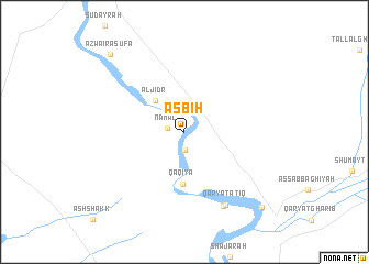 map of Asbih