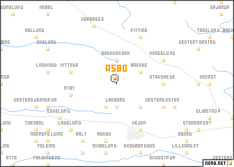 map of Asbo