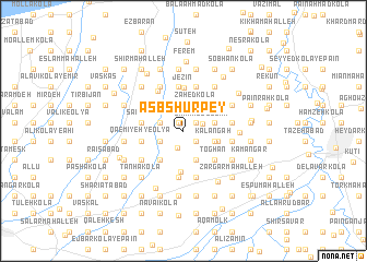 map of Asb Shūrpey