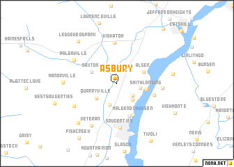 map of Asbury