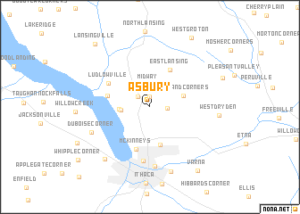 map of Asbury