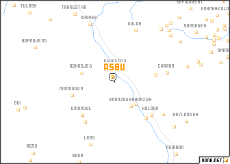 map of Asbū