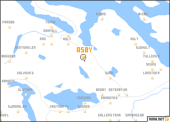 map of Asby