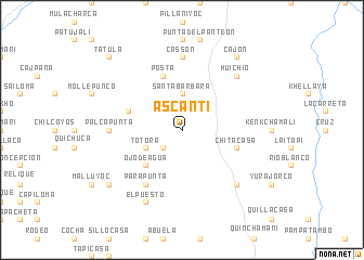 map of Ascanti