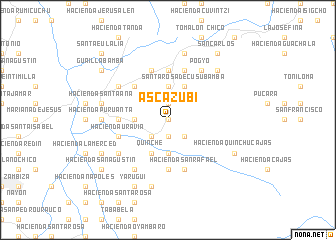 map of Ascázubi