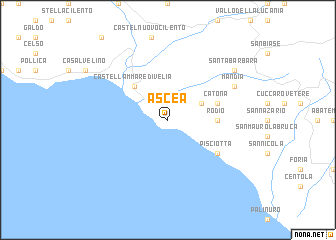 map of Ascea