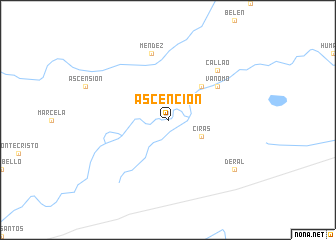 map of Ascención