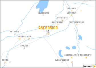map of Ascensión
