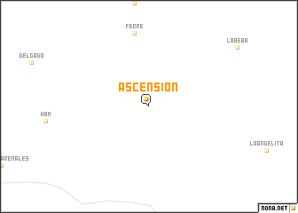 map of Ascensión