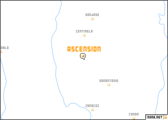 map of Ascensión