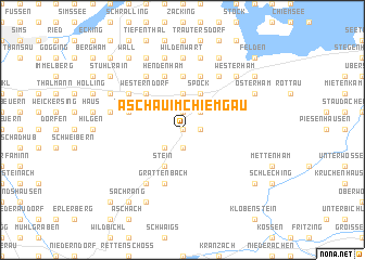 map of Aschau im Chiemgau