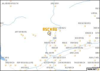 map of Aschau