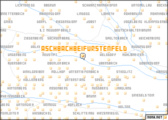 map of Aschbach bei Fürstenfeld