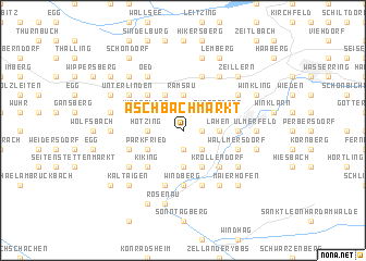 map of Aschbach Markt