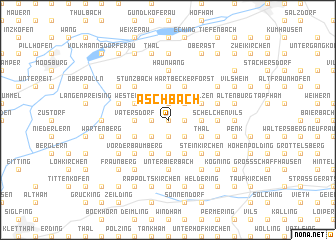 map of Aschbach