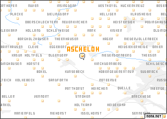 map of Ascheloh