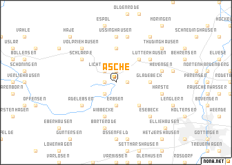 map of Asche