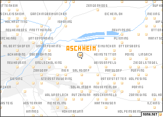 map of Aschheim