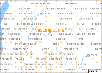 map of Aschholding