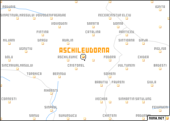 map of Aşchileu Dorna