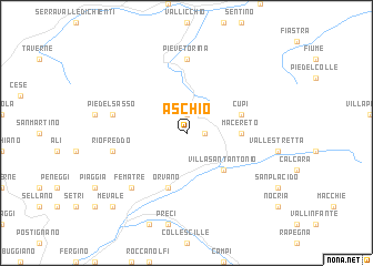 map of Aschio