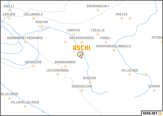 map of Aschi
