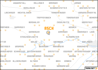 map of Asch