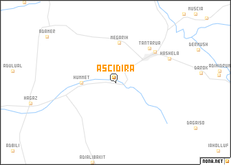 map of Ascidira