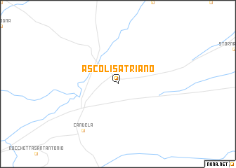 map of Ascoli Satriano