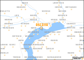 map of Ascona