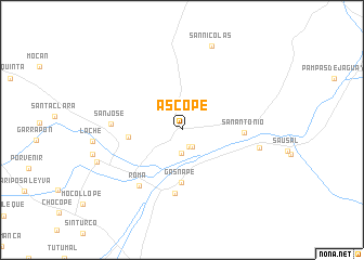 map of Ascope