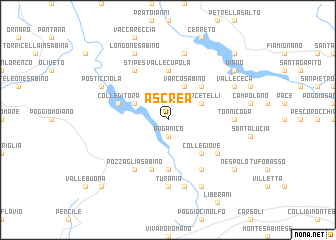 map of Ascrea