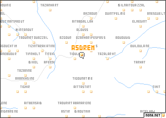 map of Asdrem