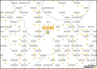 map of Āsebo