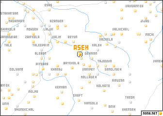 map of Āseh