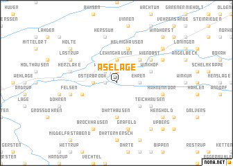 map of Aselage