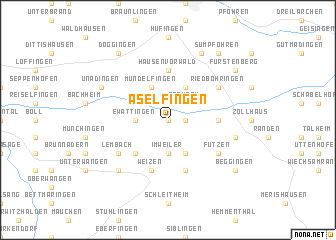 map of Aselfingen