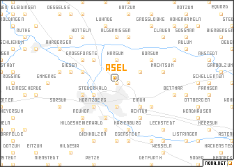 map of Asel