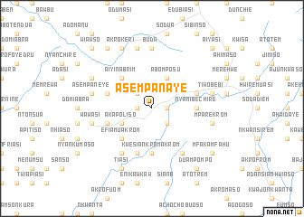 map of Asempanaye