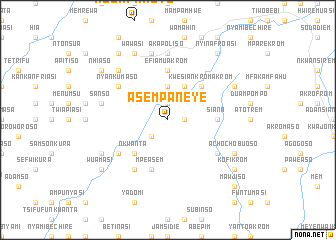 map of Asempaneye