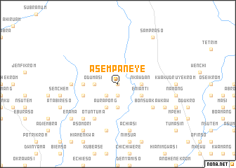 map of Asempaneye