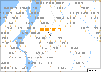 map of Asempaniyi