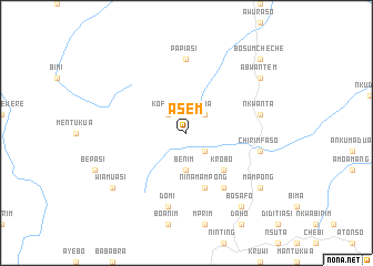 map of Asem